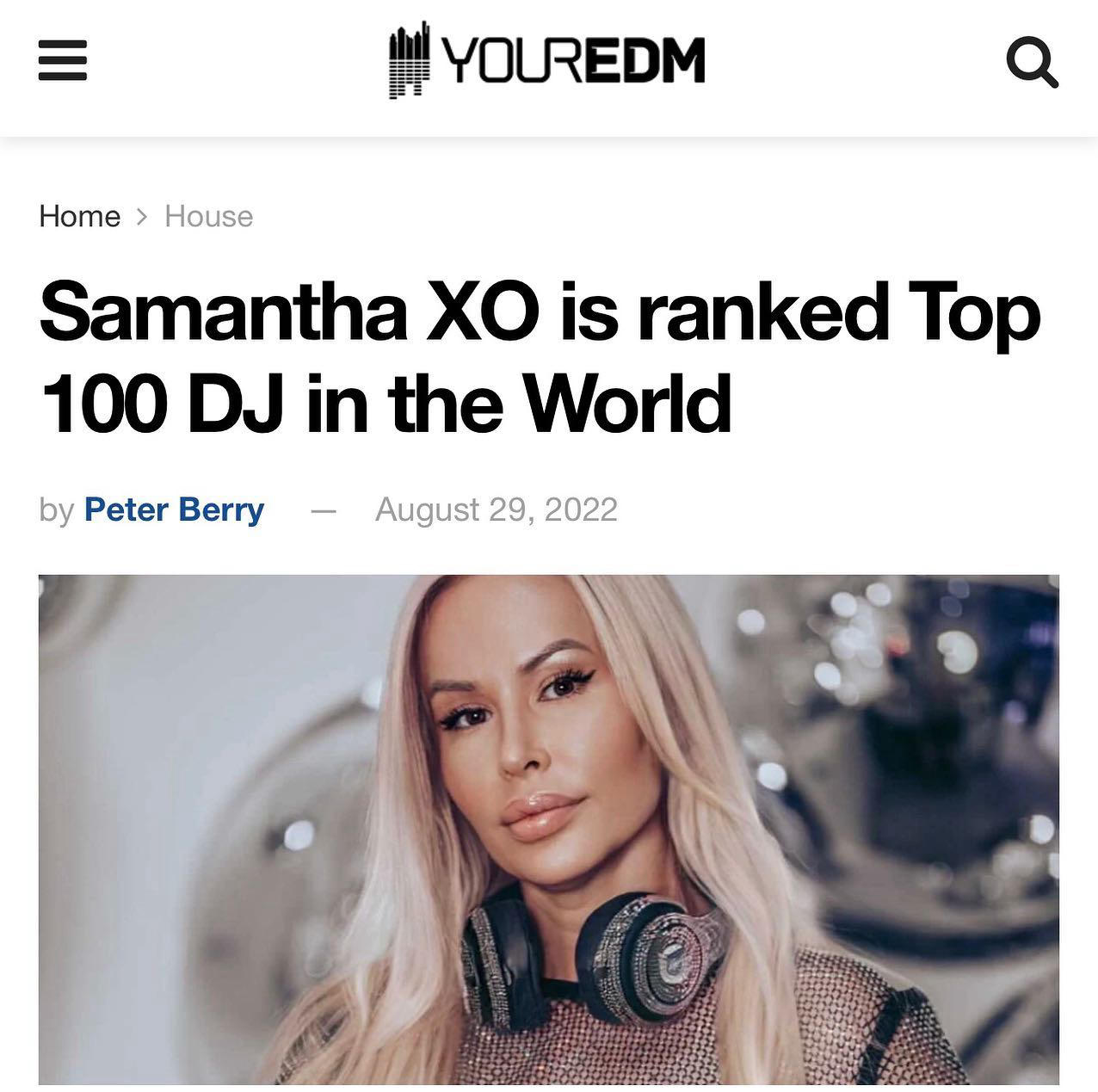 Samantha XO - A very proud moment for myself
